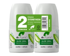 Dr.Organic Promo Aloe Vera Deodorant 2x50ml