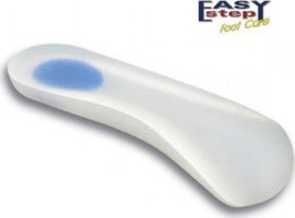 Johns Easy Step Foot Care Πάτοι Σιλικόνης 3/4 Ανύψωσης Καμάρας, Πτέρνας & Μεταταρσίου (Ζεύγος) 17226 Size Small