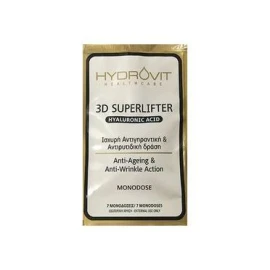Hydrovit target healtcare 3D Superlifter Hyaluronic Acid Αντιγηραντικός Ορός Προσώπου - Λαιμού - Ντεκολτέ Σε 7 Μονοδόσεις
