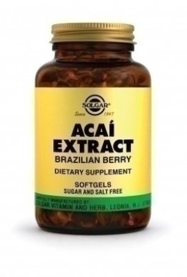 Solgar Acai Extract 60 Μαλακές Κάψουλες