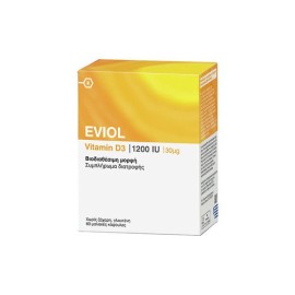 Eviol Vitamin D3 1200IU 30mg, 60 Κάψουλες