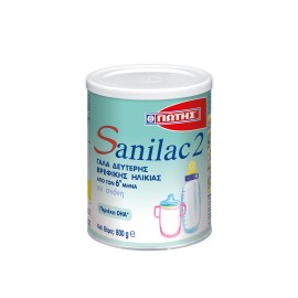 Sanilac 2 Γάλα σε Σκόνη για Βρέφη από τον 6ο Μήνα, 800gr