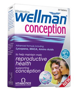 Vitabiotics Wellman Conception, Συμπλήρωμα για την Υποστήριξη του Ανδρικού Αναπαραγωγικού Συστήματος, 30tabs
