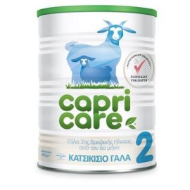 Capricare 2 Γάλα 2ης Βρεφικής Ηλικίας Από Τον 6ο Μήνα Με Βάση Το Κατσικίσιο Γάλα 400gr