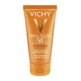 Vichy Ideal Soleil Velvety Cream SPF50+ Αντηλιακή Κρέμα Προσώπου Με Βελούδινη Υφή 50ml