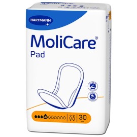 Hartmann Molicare Pad Unisex Σερβιέτες Ακράτειας 4 σταγόνες 30τεμ