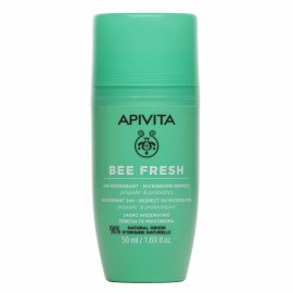 Apivita Bee Fresh 24H Deodorant Microbiome Respect Αποσμητικό Roll On 24ωρης Προστασίας με Πρόπολη & Προβιοτικά, 50ml