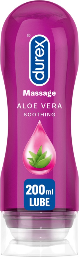 Durex Λιπαντικό Διεγερτικό Gel Play Massage 2 in 1 Aloe Vera 200ml