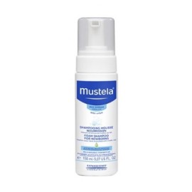 Mustela Bebe Shampooing Mousse Nourrisson Σαμπουάν σε μορφή αφρού για Νεογνά, 150ml