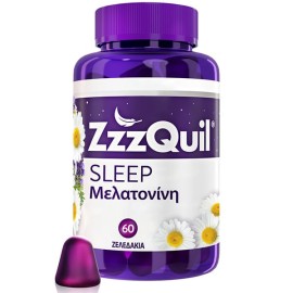 Natura ZzzQuil Συμπλήρωμα Διατροφής Με Μελατονίνη 60 Ζελεδάκια