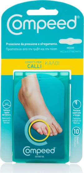 Compeed Corn Medium Μεσαία Επιθέματα Για Κάλους  10 Τεμάχια  [61552]