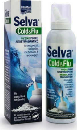 Intermed Selva Cold & Flu Φυσικό Ρινικό Αποσυμφορητικό Για Ενήλικες & Παιδιά 2 Ετών & Άνω 150ml