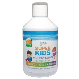 Smile Promo Super Kids Multivitamin - Πορτοκάλι 500ml