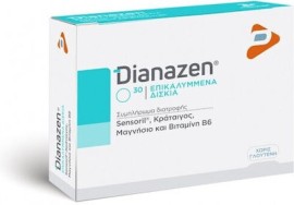 Adelco Pharmaline Dianazen Συμπλήρωμα Διατροφής Για Χαλάρωση & Ψυχική Ευεξία, 30 Δισκία