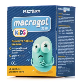 Frezyderm Macrogol 3350 Kids Σκόνη για Συμπτωματική Θεραπεία Δυσκοιλιότητας σε Παιδιά 20x4g