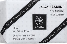 Apivita Φυσικό Σαπούνι με Γιασεμί Για Την Υγεινή Της Επιδερμίδας, Μπάρα Σαπουνιού 125gr