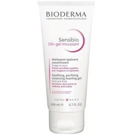 Bioderma Sensibio DS Gel Moussant / DS Foaming Gel Τζελ Καθαρισμού για Επιδερμίδες με Λιπαρότητα & Απολέπιση 200 ml