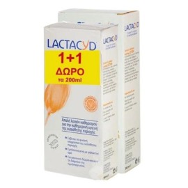 Lactacyd Classic Intimate Lotion, Απαλή Λοσιόν Καθαρισμού Ευαίσθητης Περιοχής 300ml+ΔΩΡΟ 200ml