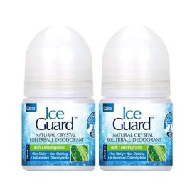 Optima Naturals Ice Guard Lemongrass Αποσμητικός Κρύσταλλος σε Roll-On 2x50ml
