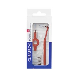 Curaprox Perio Start 405 Μεσοδόντια Βουρτσάκια με 2 Λαβές Κόκκινο 5τεμ