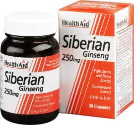 Health Aid SIBERIAN GINSENG 250mg, 30 κάψουλες