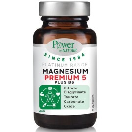 Power of Nature Platinum Range Magnesium Premium 5 60caps