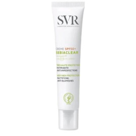 SVR Sebiaclear Creme SPF50+ Ενυδατική Ματ Κρέμα Προσώπου με Αντιηλιακό Δείκτη 40ml