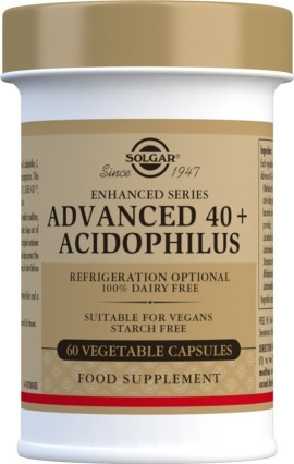 Solgar Enhanced Series Advanced 40+ Acidophilus Προβιοτικά 60 φυτικές κάψουλες