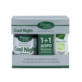 Power Health PROMO Platinum Range Cool Night 30 Κάψουλες + ΔΩΡΟ Magnesium 220mg 10 Κάψουλες