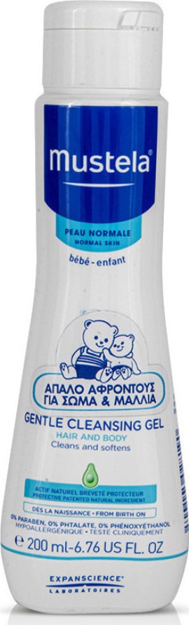 Mustela Gel Lavant Doux Τζελ Καθαρισμού για Μαλλιά & Σώμα 200ml