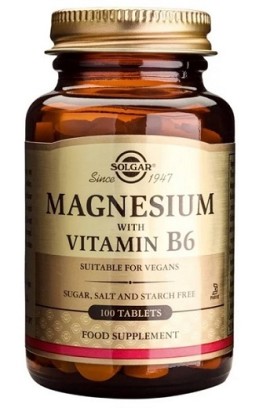 Solgar Magnesium + B6 100 Ταμπλέτες