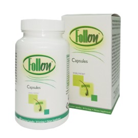Follon Caps Ισχυρό Συμπλήρωμα Διατροφής για τα Συμπτώματα της Αλωπεκίας & της Τριχόπτωσης, 60 caps