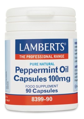 Lamberts Peppermint Oil 100mg, 90 Κάψουλες [8399-90]