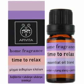 Apivita Essential Oil Time Τo Relax Μίγμα Αιθερίων Ελαίων με Λεβάντα, Γιασεμί & Υλανγκ Υλανγκ 10ml