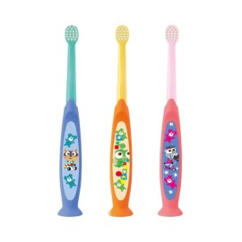Elgydium Baby Soft Βρεφική Οδοντόβουρτσα Μαλακή 0-2 Ετών σε Διάφορα Χρώματα 1τμχ