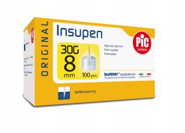 Pic Insupen Βελόνες για Πένα Ινσουλίνης 30G x 8mm 100τμχ