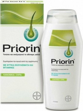 Bayer Priorin Shampoo 200ml Σαμπουάν κατά της τριχόπτωσης για κανονικά - ξηρά μαλλιά