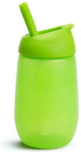 Munchkin Παιδικό Ποτηράκι Simple Clean από Πλαστικό Πράσινο 296ml για 12m+
