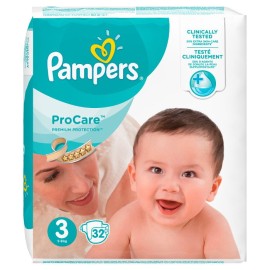 Pampers Procare Premium Protection Μέγεθος 3 [5-9kg] 32 Πάνες