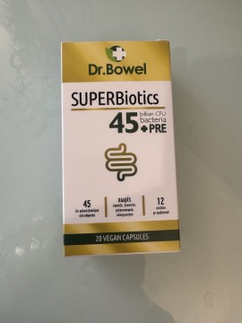 Dr.Bowel SuperBiotics 45billion Bacteria 20caps