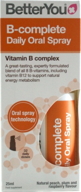 BetterYou B Complete Oral Spray Συμπλήρωμα Διατροφής Με Σύμπλεγμα Βιταμινών 25ml