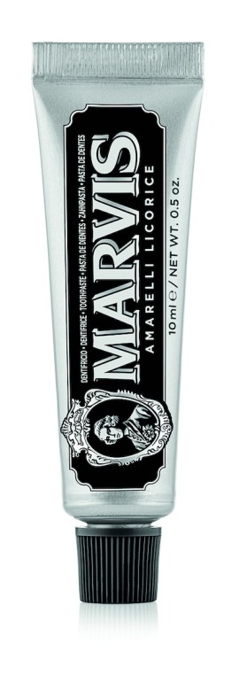 Marvis Amarelli Licorice Toothpaste Οδοντόκρεμα Κατά της Πλάκας με Γεύση Γλυκόριζα-Μέντα 10ml [Travel Size]