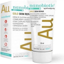 Nano-Tech Nanobiotic Med Gold Skin Repair Κρέμα για Επούλωση & Εγκαύματα 50ml