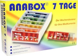 Anabox Εβδομαδιαία Θήκη Φαρμάκων, 7 ημερήσιες θήκες με 5 θέσεις
