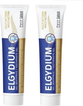 Elgydium PΡΟΜΟ Multi Action Οδοντόκρεμα 2 x 75ml 50% Στο Δεύτερο Προϊόν