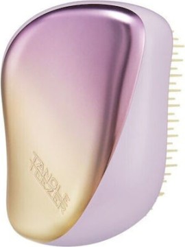 Tangle Teezer Compact Styler Lilac Yellow Chrome Βούρτσα Μαλλιών για Ξεμπέρδεμα