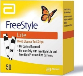 Abbott FreeStyle Lite Ταινίες μέτρησης Γλυκόζης αίματος 50 ταινίες