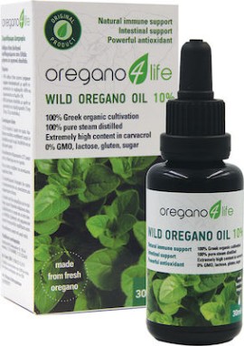 Oregano 4 Life Βιολογικό Ελαιο Ελληνικής Ρίγανης 10% 30ml