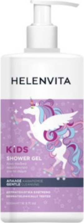 Helenvita Kids Unicorn Shower Gel Ήπιο Παιδικό Αφρόλολυτρο για το Σώμα 500ml