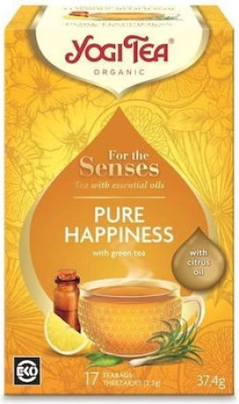 Yogi Tea Pure Happiness, Τσάι Για Ηρεμία & Ευεξία 17 Φακελάκια